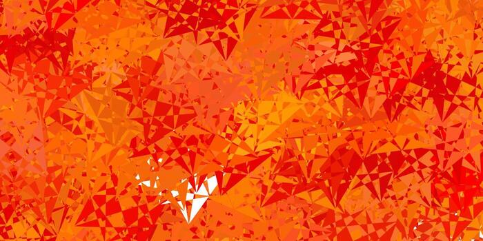 Light green, red vector template with triangle shapes.