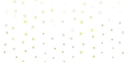 Light green, yellow vector template with circles.