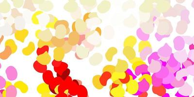 Light multicolor vector pattern with abstract shapes.