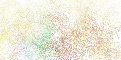 patrón de vector multicolor claro con formas abstractas.