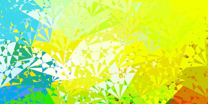 Light Multicolor vector backdrop with chaotic shapes.