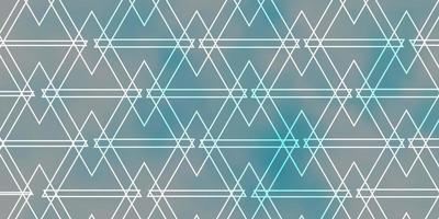 Light BLUE vector texture with lines, triangles.