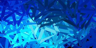 Light blue vector background with triangles.