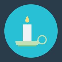 Trendy Candle Concepts vector