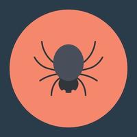 conceptos de araña de halloween vector