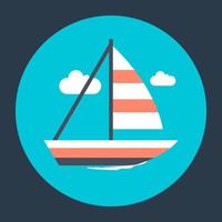 Trendy Yacht Concepts vector