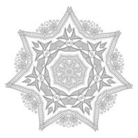 hermoso vector de mandala para el diseño