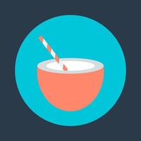 Coconut Drink Concepts vector