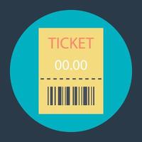 Trendy Ticket Concepts vector