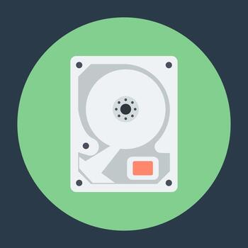 disco duro de la computadora vector