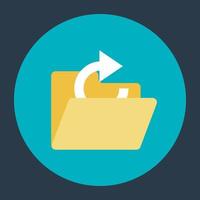Folder Refresh Concepts vector