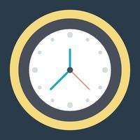 Trendy Clock Concepts vector