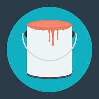 Trendy Bucket Concepts vector