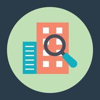 Building Search Concept vector