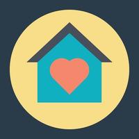 Home with Heart vector