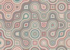 vintage retro geometric pattern background vector