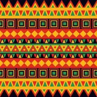 Pan African Color Seamless Pattern Background vector