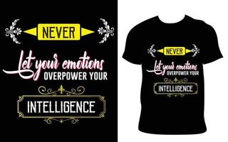 Inspirational quotes t-shirt design. And mockup vector
