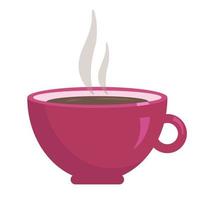 Hot chocolate mug or winter cappuccino
