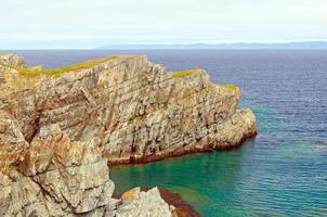 Ocean Cliff on the Coast of Newfoundland photo
