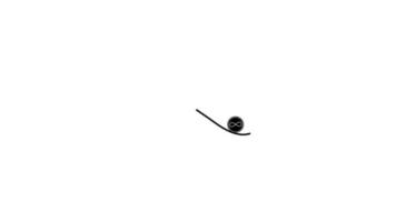 abstract infinity looping with ball circling the line or following the loop line animation footage loading motion graphic video