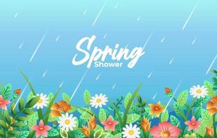 Spring Shower Background