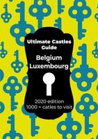 portada del libro para la guía definitiva de castillos bélgica-luxemburgo vector