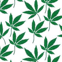 Cannabis leaf pattern. Medicated oil CBD vector