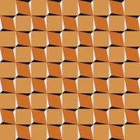 Geometric 3D Seamless Pattern Vector. vector
