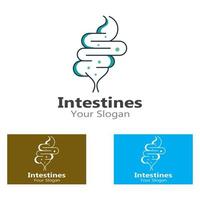 Intestine human Logo Collections Intestine Organ medical vector