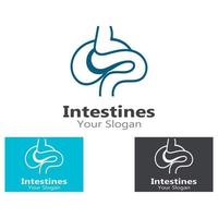 Intestine human Logo Collections Intestine Organ medical vector