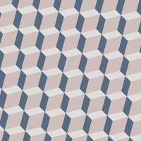 Geometric 3D Seamless Pattern Vector. vector