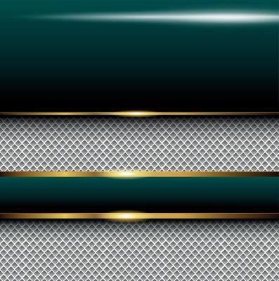 Business background green with gold elements.