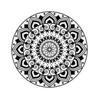 vector mandala diseño gráfico patrón abstracto aislado sobre fondo blanco ilustración para vector premium