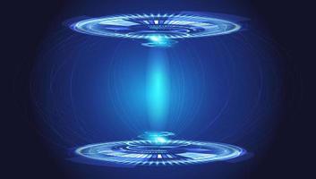 Futuristic circle vector HUD, UI  interface screen design.