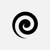 spiral icon logo vector design template