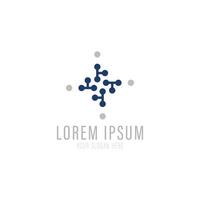 Vector logo template. High technology. Nano technology.