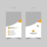 Modern business card template design Free Vector