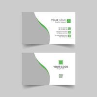 Modern business card template design Free Vector