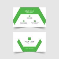 Modern business card template design Free Vector