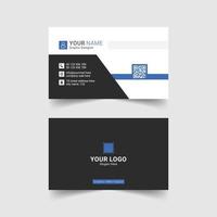 Modern business card template design Free Vector