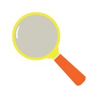 Magnifying glass simple vector image