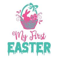 my first easter vector