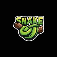diseño de logotipo de serpiente vector