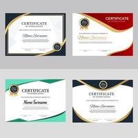 Certificate of Appreciation template.Trendy geometric design vector