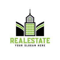 Home, Real Estate, Building Logo. Real Estate Builder Logo Vector. Property Icon, Apartment Logo Design Vector Logo Template.
