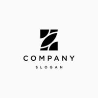 Letter Z initial logo icon design template vector
