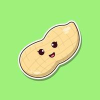 Cute Peanut Illustration vector