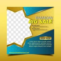 Ramadan sale social media template. ramadan super sale, mega sale and big vector