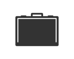Briefcase silhouette in simple style vector